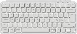 "Keychron" belaidė klaviatūra B1 Pro itin plona, 75 %, itališkas ISO QWERTY išdėstymas ZMK, 3 režimai, 2,4 GHz / Bluetooth / laidinė, suderinama su "Windows" / "Mac", dramblio kaulo spalvos, balta