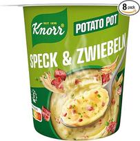 "Knorr" bulvių puodas su šonine ir svogūnais Skanus bulvių patiekalas, paruoštas vos per 5 minutes - 8 x 58 g
