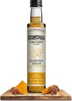 "Leman Feinkost" actas "Turmeric Dream" 250 ml - egzotiškas aštrus žolelių actas, pagamintas medinėje formoje - idealiai tinka salotoms gardinti ir patiekalams tobulinti - kokybė nuo 1809 m.