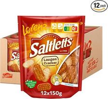 "Lorenz Snack World Saltletts Alkaline Cracker", 12 vnt. (12 x 150 g)