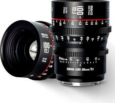 "Meike" 100 mm T2.1 S35 plačiakampio objektyvas, skirtas "Canon" EF laikikliui ir vaizdo kameroms EOS C100 Mark II, EOS C200, EOS 300 Mark II, EOS C300 Mark III, Zcam E2-S6 6K