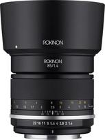 "Rokinon Series II" teleobjektyvas "Canon EF 85mm F1.4", atsparus oro sąlygoms