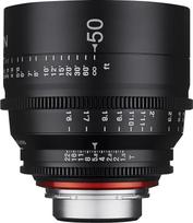 "Rokinon Xeen XN50-NEX" 50 mm T1.5 profesionalus CINE objektyvas, skirtas "Sony" E (FE) laikikliui