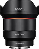 "Rokinon" 14mm F2.8 automatinio fokusavimo objektyvas "Sony E-Mount", juodas (IO14AF-E)