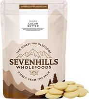 "Sevenhills Wholefoods" ekologiškas kakavos sviestas, 200 g, grynas ir natūralus, aukščiausios kokybės