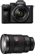 "Sony Alpha 7 IV" beveidrodis pilno kadro fotoaparatas ekspertams, įskaitant SEL2870 (33 MP, fokusavimas realiuoju laiku, 10 kadrų per sekundę, 4K 60p vaizdo įrašas, jutiklinis ekranas) + 2470GM