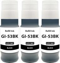 "Supply Guy" 3 x rašalas, suderinamas su "Canon GI-53 Black", tinkantis "Pixma G 550 G 650