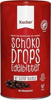 "Xucker Schoko Drops Edelbitter" 750g - šokoladas su ksilitolio cukraus pakaitalu Veganiški šokolado lašeliai su sumažintu cukraus kiekiu (min. 75 % kakavos)