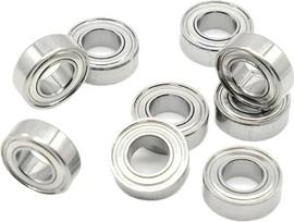 10 Stück Miniatur-Kugellager aus metrischem Chromstahl ABEC-7 MR63ZZ MR74ZZ MR104ZZ MR115ZZ MR126ZZ MR128ZZ MR148ZZ(MR52ZZ 2X5X2.5)