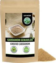 Alpi Nature Kardamonas maltas 100 g, kardamono kapsulės, kardamono sėklų milteliai, kardamono milteliai