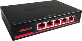 Asustor ASW205T 5 prievadų 2,5G Ethernet nevaldomas tinklo komutatorius, "Plug and Play