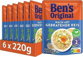 BEN'S ORIGINAL™ Express Rice, kepti ryžiai 6 x 220 g