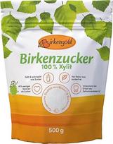 Birkengold ksilitolio beržų cukrus, 500 g maišelis | 100 % ksilitolis iš Suomijos | Pagamintas iš beržo ir buko žievės | Veganiškas | 40 % mažiau kalorijų nei cukrus | Be glitimo | Nekenksmingas dantims
