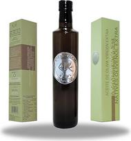 ELE EVOO, (ypač tyras alyvuogių aliejus), graikiškas ypač tyras alyvuogių aliejus, šalto spaudimo, dovanų idėja iš Peloponeso, švelnių vaisių skonio, dizaino buteliuke, dovanų dėžutėje