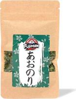 FUJIMAN Aonori | 100% žalieji jūros dumbliai, smulkūs dumblių dribsniai | intensyvaus skonio - tinka okonomiyaki, tempura ir Yakisoba | veganiški, natūralūs (1 x 10g) Aosa, Ulva, jūros salotų dribsniai, jūros dumblių dribsniai