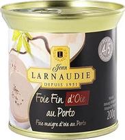 Jean Larnaudie Foie Fin Maigre d'Oie au Porto - Puikus žąsų kepenėlių paštetas su portveinu 200 g