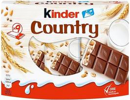 Kinder Country Bar 9 batonėliai 212g