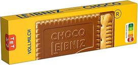 LEIBNIZ Choco Whole Milk 125 g traškūs sviestiniai sausainiai su švelniu pienišku šokoladu (1 x 125 g)