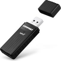 OFFCUP USB WLAN atmintinė kompiuteriui, "WiFi 6" WLAN adapteris, dviejų dažnių 2,4G/5,8 GHz, WPA3 šifravimo standarto USB adapteris staliniam nešiojamajam kompiuteriui, suderinamas su "Windows 10/11
