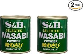 Pamai Pai 2 x 30g Wasabi milteliai Wasabi pasta Suši žali krienai Karšta