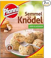 Pfanni Semmel koldūnai Klasikiniai skanūs duonos koldūnai praktiškame kepimo maišelyje 7 x 200 g