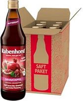 RABENHORST Granatų sulčių motinos sultys Ekologiškos 6 vnt. (6 x 700 ml) - 100 % grynos granatų sultys, išspaustos iš pirmo spaudimo