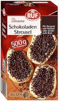 RUF Šokoladiniai pabarstukai XXL, 500 g Šokoladiniai pabarstukai ant duonos, spalvingiems sausainiams, pyragams, keksiukams, keksiukams, pudingams ir ledams, be glitimo ir veganiški