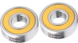 S6803-2RS Nerūdijančio plieno guolis 17 x 26 x 5 mm 2 vienetai ABEC-3 SC6803 RS Dviračio stebulė Priekinis ratas Galinis ratas Stebulė Ratas 17 26 5 Keraminiai rutuliniai guoliai