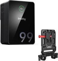 SMALLRIG V-Mount akumuliatorius VB99 Pro, 99Wh/6800mAh mini V-Mount akumuliatorius su PD 100W USB-C greituoju įkrovimu, su V-Mount akumuliatoriaus plokštele, V-Lock laikikliu su dvigubu 15 mm strypo spaustuku fotoaparatui, vaizdo kamerai - 5047