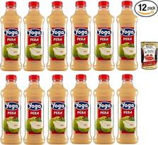 Yoga Succo di Frutta Pera, kriaušių vaisiai Vaisių sulčių gėrimas Vaisių skonio PET butelis 12 x 1000 ml Vaisių sulčių + itališka gurmaniška Polpa 400 g