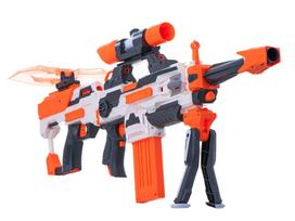 Žaislinis šautuvas Blaster Delux + 80 kulkų 5W1