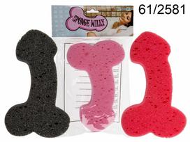 Kemis Sponge Willy Gąbka do Mycia Mix Kolorow 19x12x3 cm Prezent