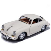 Brago 1:24 Porsche 356B COUPE 1961 Metalinis modelis, Dramblio kaulo spalvos, 1 vnt. gray