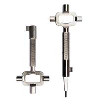 A95I-Locksmith Tools Multi-Purpose Lock Cylinder Auxiliary Adjustment Rod Lock Cylinder Gauge Cam Turner Spindle Turner gray