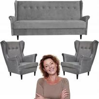 Miegamojo poilsio komplektas su miego funkcija, šviesiai pilkos spalvos ARI Family Furniture