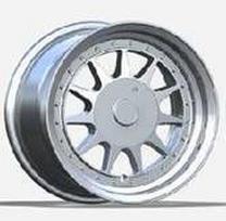 Ratlankis RACINGLINE LU596 R15x7.5 4x100 ET 20 CB 57.1 (Silver Polished Lip)