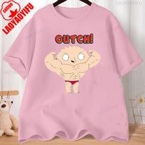 FMILY GUY Stewie Tatuiruotė Brianas Animacinis FMILY GUY Spausdinti Marškinėliai Sportiniams Treniruotėms Bėgiojimui Lauko Veiklai S