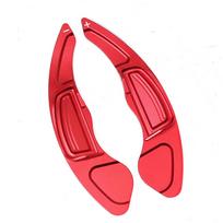 Porinis vairas, pavarų perjungimo mechanizmas, prailginamasis automobilio prailginimo perjungiklis, aliuminis, skirtas Honda City Civic gen 8 Fit CR-V automobiliui raudona
