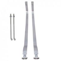 2 x Fuel Tank Straps 52100009AB For 2.5L 4.0L Jeep Cherokee 1997-2001 gray