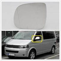 Kairė pusė VW Transporter Multivan T5 T6 2010 2011 2012 2013 2014 2015 Kairiarankio automobilio Stilius Šildomas galinio vaizdo veidrodėlio stiklas