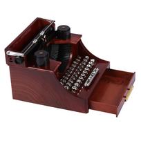 M-Modernus Namas Retro Vintage Rašomoji Mašinėlė Muzikinė Dėžutė Namų Kambariui Biurui Mechaninė Dekoracija Vaikams Retro Muzikinė Dėžutė