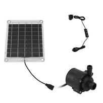 12V 10W Saulės vandens siurblys Laistymo sistema Mini fontanas Panelinis siurblys su reguliavimo jungikliu Saulės panelės fontano rinkiniai akvariumui China Mainland