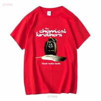 „The Chemical Brothers“ marškinėliai ilgomis arba trumpomis rankovėmis, vintažiniai, skalbti, gatvės stiliaus, minkšti viršeliai, kasdieniam dėvėjimui, unisex, stilingi ir madingi. S