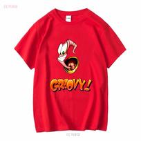 Earthworm Jim Groovy Video Game Player T Shirt long sleeves vintage Washed Casual homme Soft Versatile streetwear fashion S