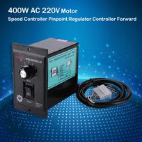 400W AC 220V variklio greičio reguliatorius kintamosios srovės varikliui, skaitmeninis reguliuojamas bepakopis variklio greičio reguliatorius 0-1450 aps./min. Greičio reguliatorius China Mainland