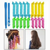 Plaukų suktukai Twist Spiral Circle Curlformer Magic Rollers Formavimo įrankiai 18vnt