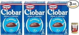 "Cameo Ciobar Classico" 3 x 125 g, itališkas geriamasis šokoladas, tirštas ir kreminis, 15 puodelių - puodelyje arba mikrobangų krosnelėje, žiemos malonumas šeimai + itališkas gurmaniškas šokoladas "Polpa