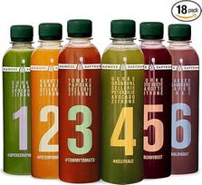 "Kale and Me" 3 dienų daržovių sulčių terapija su 18 buteliukų po 320 ml be priedų, 6 skoniai iš regioninės produkcijos, sulčių terapija kaip pasninko gydymo priemonė, į kainą įskaičiuotas 4,50 € užstatas