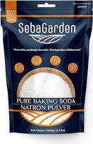 "Seba Garden Natron" 1 kg - aukščiausios kokybės maistinė geriamoji soda - sandariai uždaromas maišelis - kepimui, virimui, valymui, kvapų neutralizavimui - natūrali ir universali