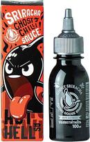 FLYING GOOSE Sriracha čili padažas "Ghost" su ypatingu aštrumu, itin aštri juoda kepurėlė, itin aštrus prieskonių padažas iš Tailando, su dovanų dėžute, idealiai tinka dovanoti, 1 x 100 ml